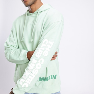 เสื้อสเวตเตอร์มีฮู้ดสำหรับผู้ชายแบบสวมหัวคอกลมผ้าคอตตอนเนื้อนุ่มดีไซน์หรูหรา - Product Image 2