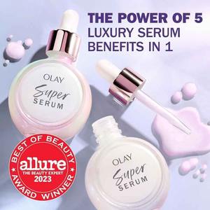 Olay Super Serum 1,0 oz con niacinamida, vitamina C, péptido de colágeno, AHA y vitamina E - Product Image 2