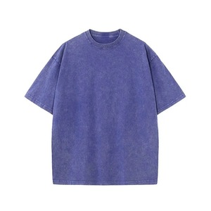 T-shirt homme oversize Muscle Fit T-shirt 100% coton délavé à l'acide de haute qualité pour homme coupe ample imprimé - Product Image 3