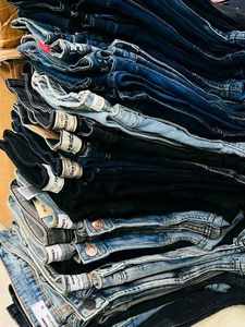 Jeans de Mezclilla Oscuros Casuales para Hombre y Mujer, Corte Recto, Super Ajustados, de Algodón y Elastano, Secado Rápido, Ligeros, para Otoño y Verano, Disponibles en Stock - Product Image 4