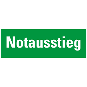 Segnale di Uscita Luminoso al Buio per Emergenze 400 X 140mm-RT-SCHILD-400-3-NL - Product Image 1