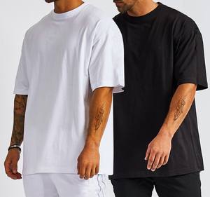 Camisetas de algodón 100% al por mayor de alta calidad para hombre, camisetas lisas personalizadas con estampado DTG, camiseta de gran tamaño para hombre, ajuste holgado - Product Image 4