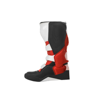 Zapatos de moto hechos a medida de alta calidad impermeables transpirables de cuero genuino plano PU invierno Motocross botón hasta la rodilla PVC