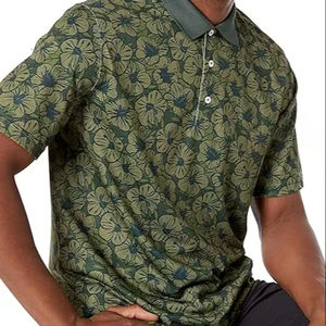 เสื้อโปโลสำหรับธุรกิจลำลองของผู้ชายเสื้อคอปกแบบหลวมปักลายผ้าถักแบบแข็งระบายอากาศได้ดี - Product Image 1