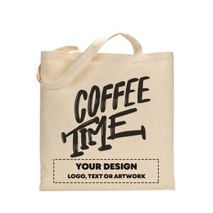Bolsas de Mano para Cafetería de Color Sólido con Diseño Coffee Time - Product Image 2