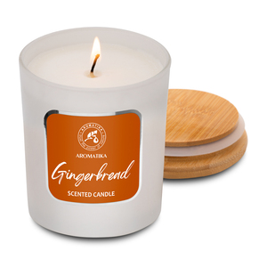 Vela Aromática de Jengibre en Frasco de Vidrio, Regalo de Navidad, Aromaterapia Premium, Vela Festiva - Product Image 1