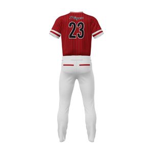 Camiseta de béisbol personalizable, conjunto de pantalón transpirable de secado rápido, torneos profesionales para la universidad, impreso, nombre del equipo, número, precio - Product Image 3