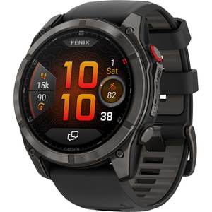High Quality GPS Smartwatch - 51mm - Black/Carbon Grey DLC <b>Titanium</b> - Product Image 1