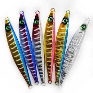 Nuevo Oem30g 40g 60g 80g 100g Metal Jig Uv Señuelo luminoso Hundimiento Jig Sardinas Señuelo de pesca para agua de mar - Product Image 2