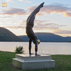 Custom Bronze Swimmer Statue Life Size Female <strong>Athlete</strong> Diving Sculpture for Sports Center or Park - Product Image 2