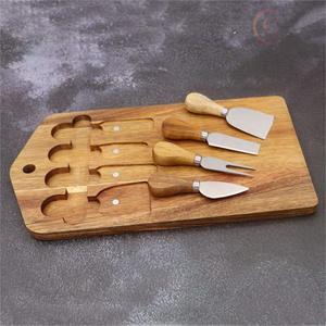 Tabla de Cortar de Madera con Acabado Natural, Ecológica, Antibacteriana, Utensilios de Cocina Duraderos e Higiénicos, Aptos para Lavavajillas - Product Image 3