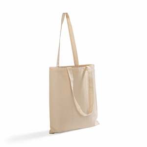 Easy-Carry Medium Cotton Tote <b>Bag</b> with <b>Long</b> Handle Eco-Friendly and Recyclable for Foods Advertising Gifts - Product Image 6