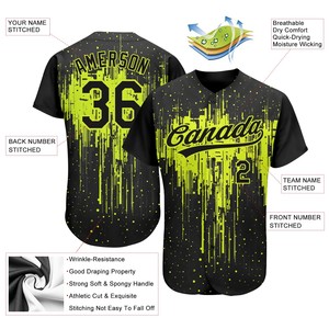Camisetas de béisbol de sublimación personalizadas unisex, equipos de jóvenes y adultos, ropa deportiva de calidad, uniforme transpirable para el verano, precios al por mayor - Product Image 3