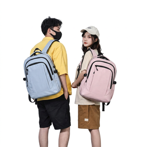 Minimalist Fashion Softback Backpack 20-39L Nylon Waterproof Unisex Daily Use Casual Zipper Closure USB Office Student Backpack - Product Image 1