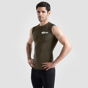 Camiseta sin mangas deportiva para hombre, chaleco para correr sin mangas de tela ligera de secado rápido que absorbe la humedad, adecuado para entrenamiento, baloncesto, gimnasio - Product Image 4