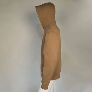 เสื้อฮู้ดสวมหัวผ้าฝ้ายโอเวอร์ไซส์สำหรับผู้ชายเสื้อฮู้ดทรงยาวโอเวอร์ไซส์กำหนดโลโก้ได้เองสำหรับฤดูหนาว - Product Image 2