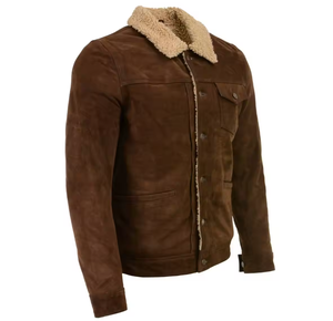 OEM personalizado chaqueta de cuero genuino transpirable satén forro invierno moda camisa estilo cuello con capucha tendencia superior opción al por mayor - Product Image 2