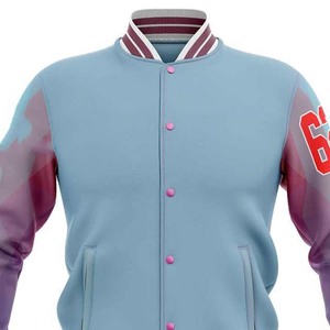 <b>Men's</b> <b>Jackets</b> Best Selling Winter Baseball Custom Logo Printing Canvas Polyester Letterman Style College Baseball <b>Jacket</b> For <b>Men</b> - Product Image 4