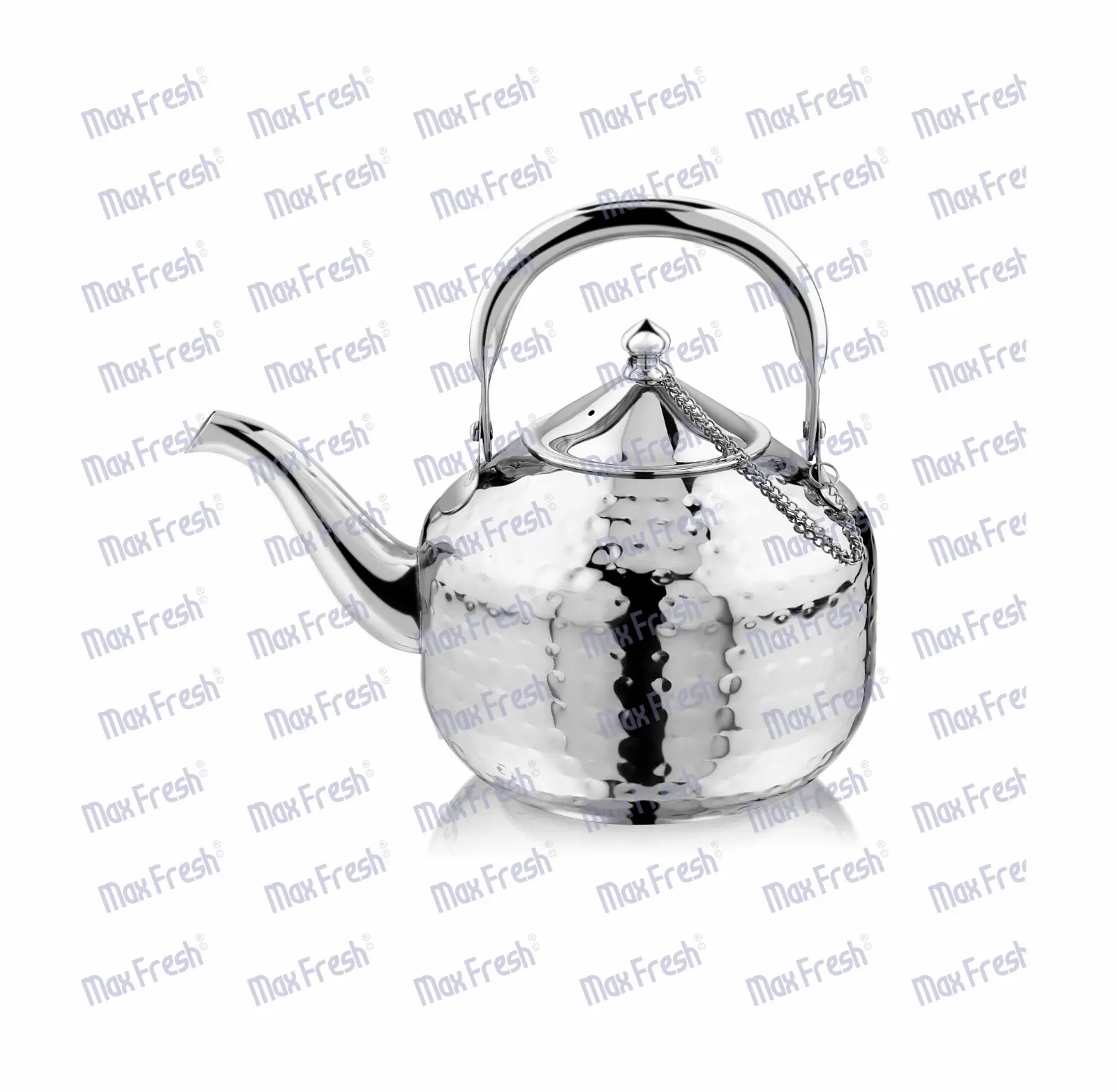 Maxfresh High Quality Arabian Hammered Stainless Steel Tea Kettle and Coffee Pot Eco - Friendly Everyday Use Water Tea Kettle