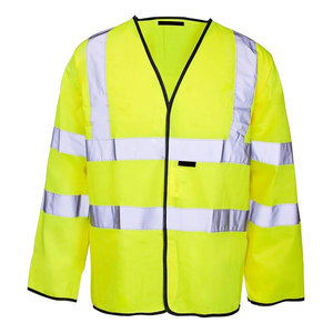 Venta al por mayor Chaleco de trabajo de alta seguridad con mangas completas Logotipo personalizable Ropa de seguridad protectora para trabajar - Product Image 1