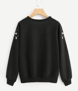 Alta calidad personalizada cuello redondo al por mayor básico 350G pesado suelto sudadera Color sólido algodón sudadera hombres - Product Image 2