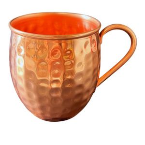 Mules en cuivre à fond rond avec polissage de qualité supérieure et bord sans couture conçues pour siroter en douceur et faire appel au bar - Product Image 6