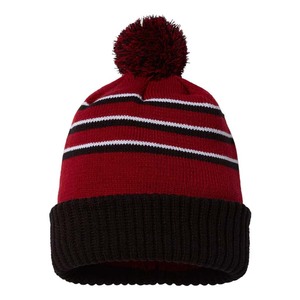 Gorro de Punto de Moda 100% Acrílico con Pompón, Gorro de Invierno Personalizado - Product Image 5
