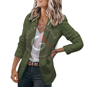 Blazer brodé personnalisé fabrication au Pakistan tenue de bureau blazer pour réunion d'affaires - Product Image 4