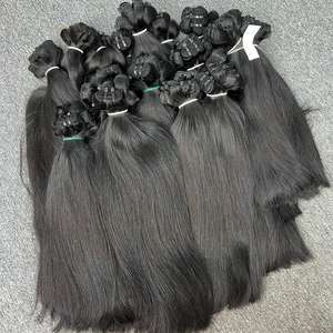 Cheveux naturels raides de meilleure qualité, 100% cheveux humains, cheveux bruts un donneur non traités - Product Image 4