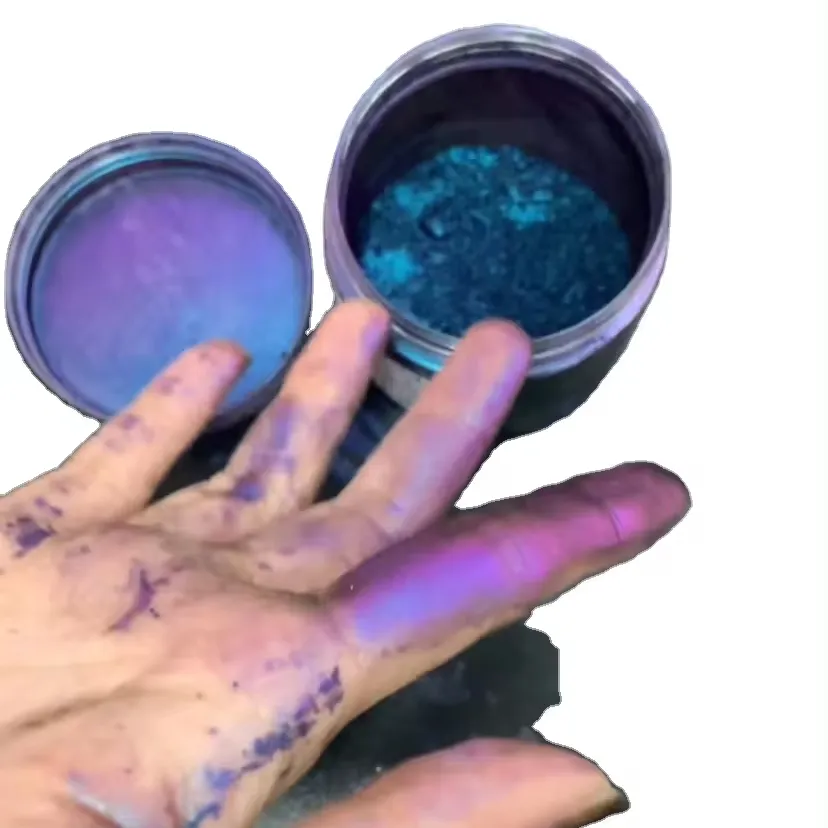 Chromaflair cambia pigmento in polvere di alta qualità in ceramica pigmenti colorati in polvere camaleonte in polvere vernice