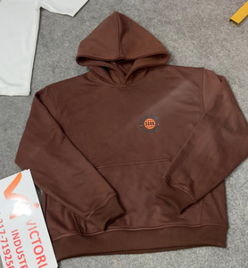 Sweats à capuche en coton 100% coton Sun Faded Puff Sweats à capuche imprimés Sweats à capuche brodés personnalisés - Product Image 5