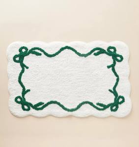 Tapis de bain fait main Qualité supérieure Antidérapant Doux Absorbant Couleurs personnalisées Prix de gros en vrac tapis de bain - Product Image 1