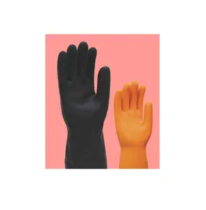 I guanti in gomma Extra Comfort per la cura delle mani morbidi e confortevoli aiutano a proteggere le mani da sostanze chimiche difficili da Ind