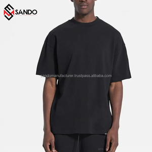 Imprimé personnalisé 100% coton Vintage T-Shirt de haute qualité surdimensionné lâche unisexe goutte épaule col rond conception vierge - Product Image 4