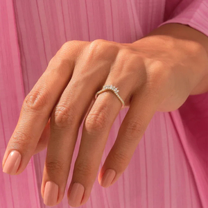 แหวนเงินแท้ 925 ประดับเพชรโมอิสซาไนต์ ดีไซน์ทันสมัย ทรงคลาสสิก น่ารัก เหมาะสำหรับผู้หญิง ใช้เป็นแหวนหมั้น แหวนแต่งงาน ของขวัญวันครบรอบ หรือใส่ไปงานปาร์ตี้ - Product Image 5