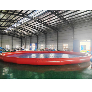 Parc aquatique gonflable commercial, piscine de 17 m, toboggan aquatique étanche, PVC extra épais - Product Image 3
