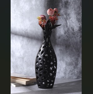 Classic Decorative Metal <b>Vase</b> Premium Home Accent Stylish Centerpiece Ideal for Living Room Bedroom or Office Table - Product Image 2