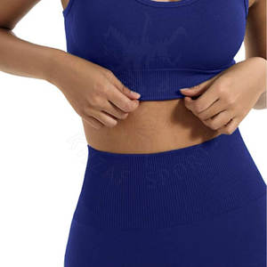 Yoga Fitness Leggings Et Soutiens-Gorge À Vendre À Bas Taux Fitness Porter Femmes Respirant Sans Manches Yoga Ensemble - Product Image 6