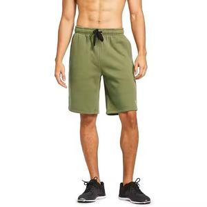 Men's Cotton <b>Fleece</b> <b>Shorts</b> with Custom Screen Printed Design Solid Pattern French Terry Street Wear Men's <b>Short</b> Sweat Pants - Product Image 2