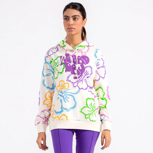 Sudaderas con Capucha Estampadas para Mujer con Logotipo Único en Relieve, Ropa Casual Urbana para Invierno, Logotipo Frontal Estampado en Pantalla Grande, Uso Invernal - Product Image 6