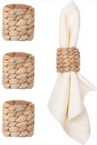 Venta al por mayor precio barato Rhinestone Bling servilletero ratán servilletero hebilla para boda lugar ajuste servilleta Decoración - Product Image 5