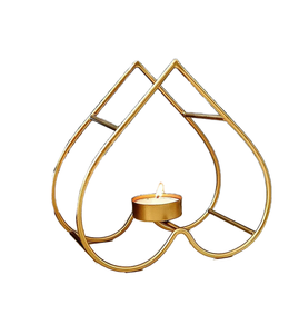 Sheeraz International Metal Gold Heart <b>Tealight</b> Holder Handmade Eco-Friendly for Christmas & Wedding Home Decor - Product Image 4
