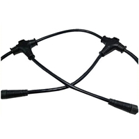 Connecteur de câble pour éclairage LED de culture, M12 étanche IP67, en plastique et cuivre, mâle/femelle, 2 à 8 broches