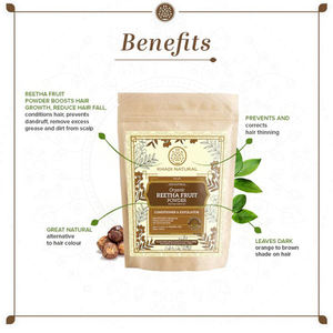 Khadi ผงผลไม้ธรรมชาติ reetha-100% ธรรมชาติ-100กรัม - Product Image 3