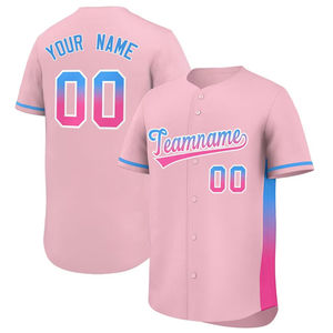 Camiseta de béisbol para hombre de último diseño a precio barato, camiseta de béisbol de sublimación de tamaño personalizado de color sólido para hombre - Product Image 6