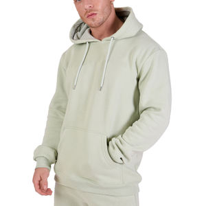 Sudaderas con capucha en blanco de algodón de color claro más vendidas para hombres pulóver ajustado logotipo personalizado sudaderas con capucha en blanco a precios muy competitivos - Product Image 3