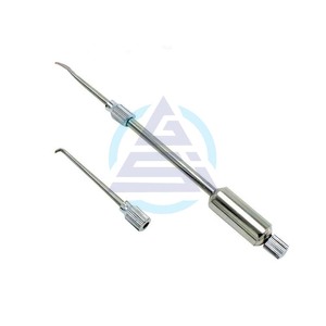 Herramienta para Remover Coronas Dentales de Bajo Precio, Herramienta Manual para Extraer Coronas con 2 Puntas, Botón de Presión - Product Image 1