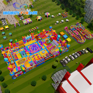 Monstruo comercial tema inflable diversión trampolín <span class=keywords><strong>Parque</strong></span> niños al aire libre gran rebote inflable deporte obstáculo <span class=keywords><strong>parque</strong></span> infantil - Product Image 1