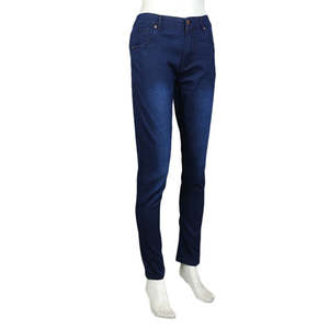Pantalon en jean pour femme - Bleu foncé - Product Image 1