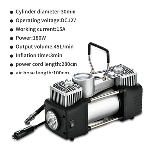 מדחס אוויר חשמלי נייד 150psi ABS מנפח צמיגים מהיר צג לחץ אוויר בצמיגים ערכת תיקון צמיגים לרכב משאבת אוויר עבור - Product Image 3